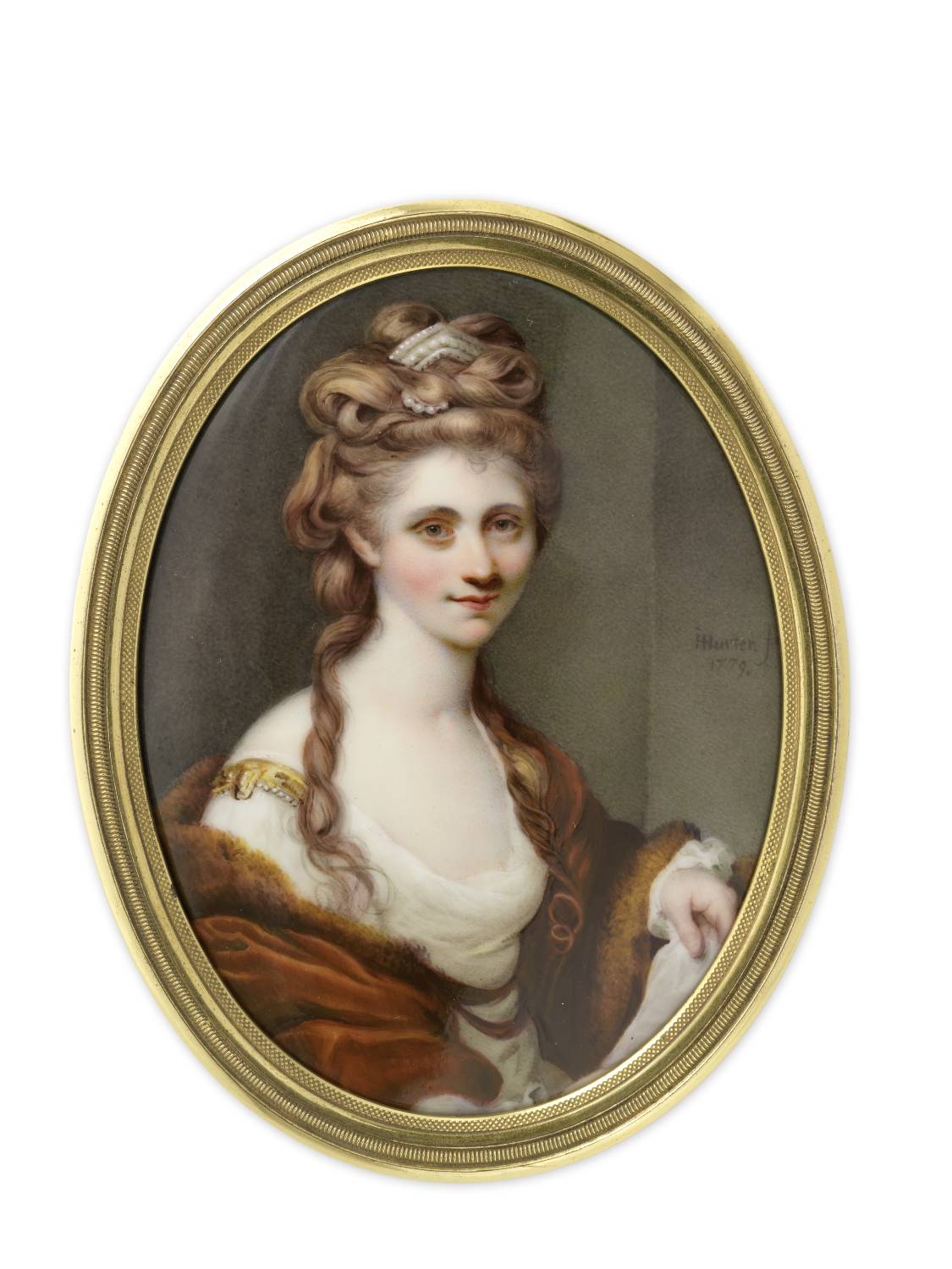 Miniaturportrait mit dem Bildnis der Angelika Kauffmann (1741 – 1807)